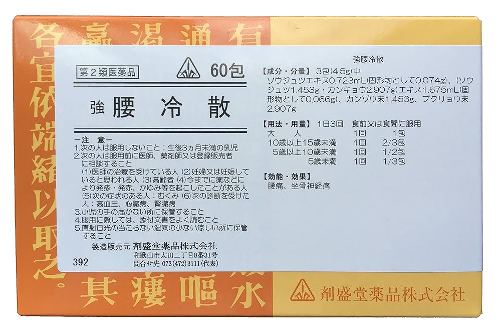 画像: 強 腰冷散 (きょうようれいさん) 掲載しました