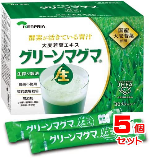 グリーンマグマ 箱セット＋包おまけ大麦若葉の青汁の通販